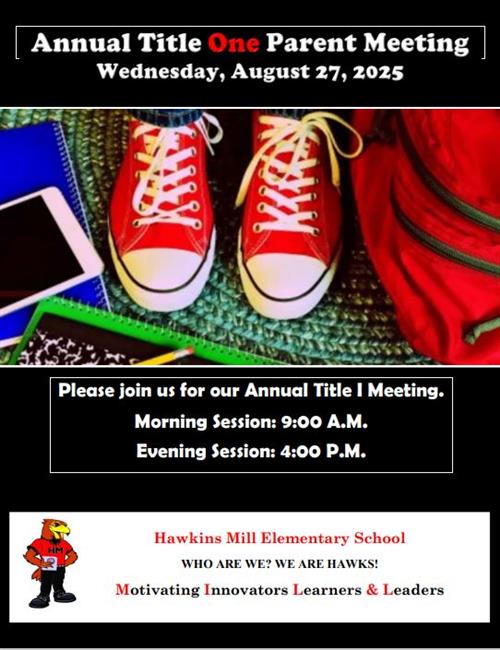 Annaual Title One Parent Meeting 2025